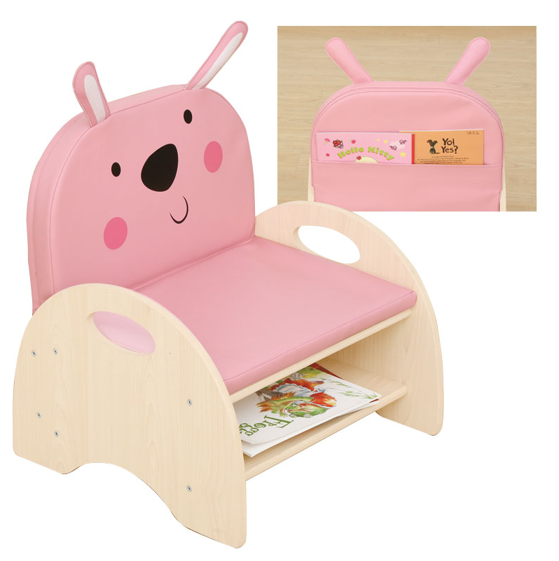 動物家族座墊（小兔）
